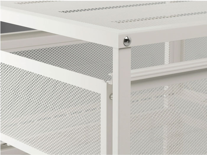 Ikea LENNART Steel Drawer Unit White