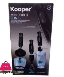 Kooper Minirobot Hand Blender Set 3 in 1 Italy Made