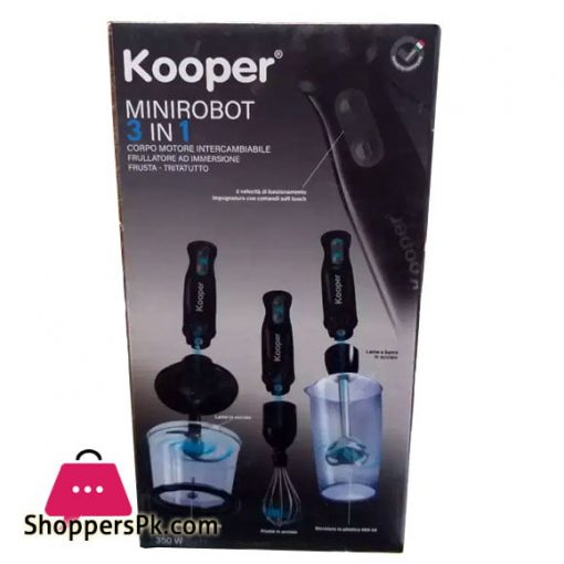 Kooper Minirobot Hand Blender Set 3 in 1 Italy Made