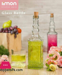 Limon Glass Bottle 1890 ( 500 ML ) Iran Made