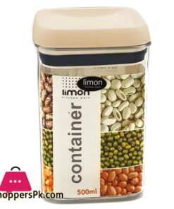 Limon Acrylic Airtight Jar 500 ML Iran Made - 1 Pcs