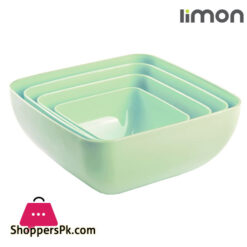 Limon Square Bowls 4 Piece Set Iran Made