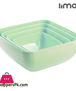 Limon Square Bowls 4 Piece Set Iran Made