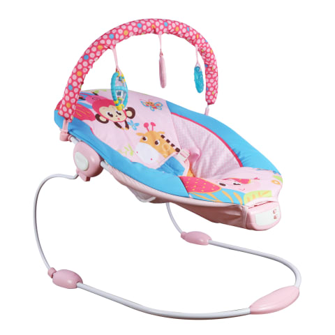 MASTELA Bouncer Comfort For Baby 2 Recline - Pink - Elephant - 6316