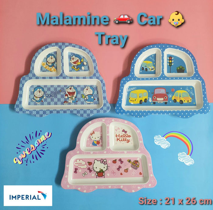 Melamine Car Tray 21 X 25 Cm