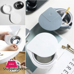 New Invisible Ashtray Cigrate Bag Holder Storage Rack Hidden Ashtray with Lid Stainless Steel Under The Table Kitchen Home Desk Bathroom Accessories