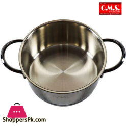 Oms Jet Black Steel 8 Pieces Steel Titanium Plated Cookware Set Turkey Made - 1315G 9 Oms Jet Black Steel 8 Pieces Steel Titanium Plated Cookware Set Turkey Made - 1315G