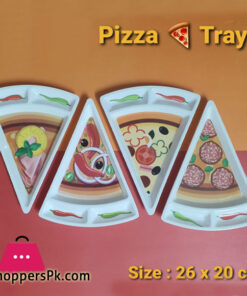 Plastic Pizza Slice Tray 26 x 20 CM