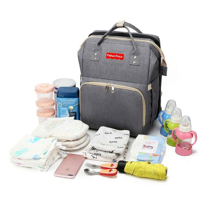 Portable Mummy Bag Folding Crib Multifunctional Large Capacity Traveling Bag For Mother And Baby