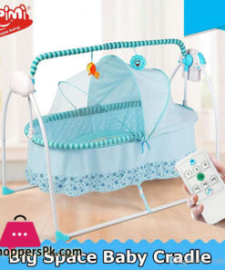 Primi Electric Baby Cradle Smart Electric Infant Swing Baby Swing Bed Big Space 100 x 55 cm Mosquito Net Bluetooth Baby Rocker