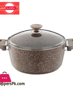 Saflon Granitline Deep Cooking Pot SF3628GR 28-CM - 7 Liter Turkey Made