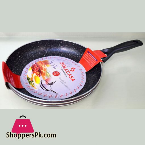 Solecasa Marble Coated Non-Stick Fry Pan 24-CM