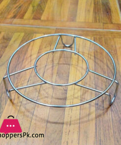 Stainless Steel Round Pan Stand  Kettle Stand Tea Pot Stand Plant Pot Stand Cooker Stand