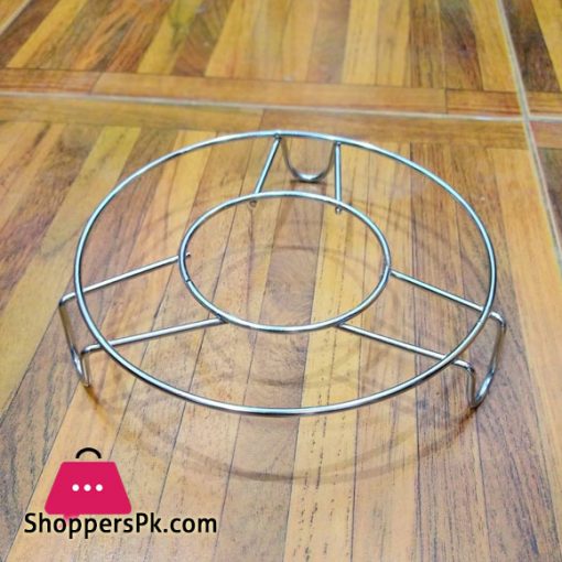 Stainless Steel Round Pan Stand Kettle Stand Tea Pot Stand Plant Pot Stand Cooker Stand