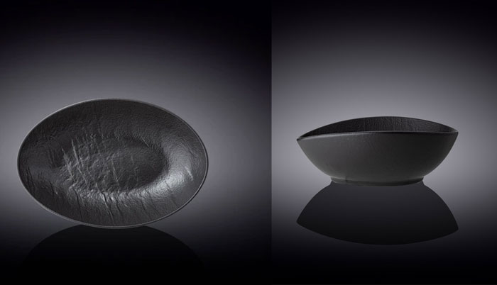 Wilmax Slatestone Oval Dish 11.75 X 7.75 X 2.75 Inch Wl-661121-A