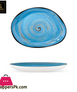 Wilmax Fine Porcelain Stone Shape Dish 13 x 9.75 Inch WL-669642-A
