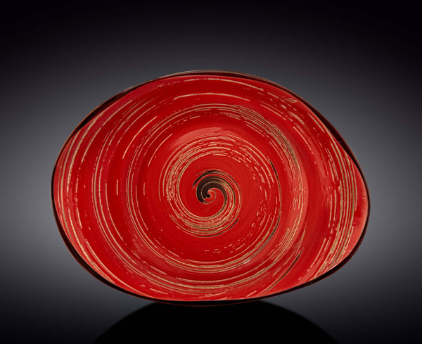 Wilmax Fine Porcelain Stone Shape Dish 13 X 9.75 Inch Wl-669242-A