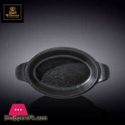 Wilmax SlateStone Oval Baking Dish 11 x 6.25 Inch 500 Ml WL‑661146-A