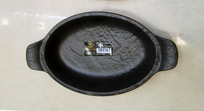 Wilmax Slatestone Oval Baking Dish 11 X 6.25 Inch 500 Ml Wl‑661146-A