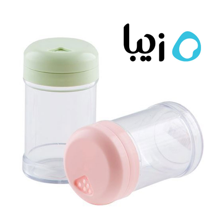 Zibasazan Crystal Spice Salt Pepper Shaker Bottle - 1 Pcs Iran Made Mid