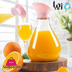 Zibasazan Pitcher Water Juice Bottle Glass 1.4  Liter Iran Made