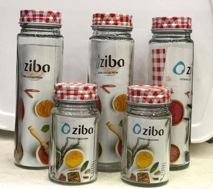 Zibasazan Saffron Mini Glass Jar 100-Ml Iran Made