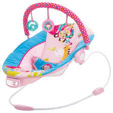 MASTELA Bouncer Comfort For Baby 2 Recline - Pink - Elephant - 6316