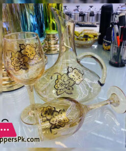 Glassware High Quality GoldEN Water Set