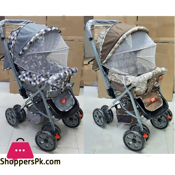 Folding Pram Stroller Buggy Travel Carriage Pushchair