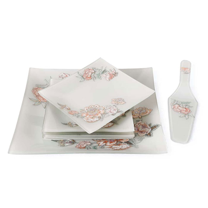 Solesaca 8 Pcs Golden Imperssion Cake Set