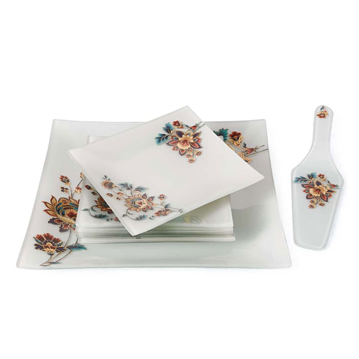 Solesaca 8 Pcs Golden Imperssion Cake Set