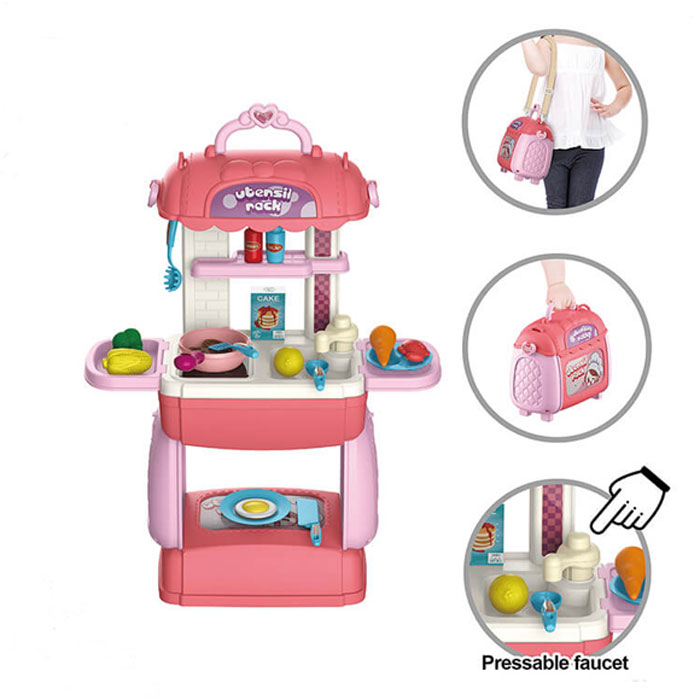 Toys For Kids Play Kitchen Pretend Kitchen Playset Toddler Toy