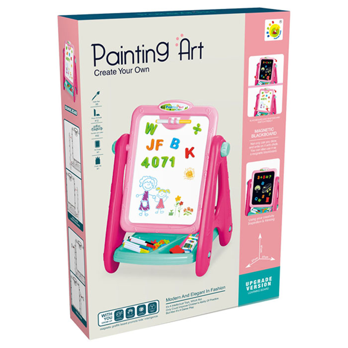 Family Center Painting Art Drawing Board Pink