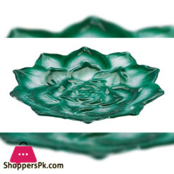 Solesaca Glass Rose Shape Serving Dish