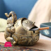 Antique Metal Elephant Ashtray Creative Living Room Windproof Cigarette Smoking Holder Office Home Decor
