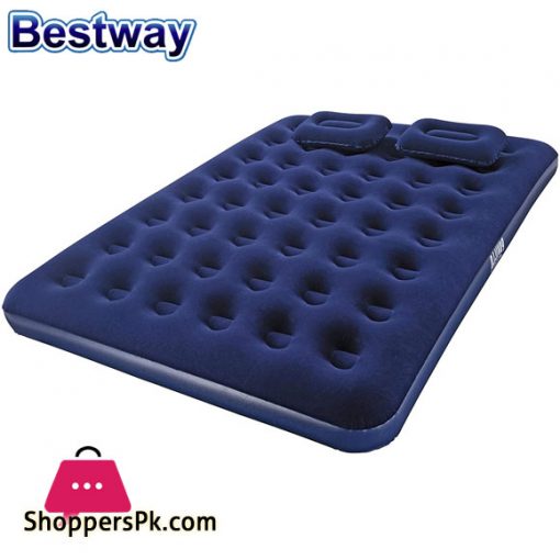 Bestway Air Mattress Airbed Queen with Manual Hand Pump - 67374