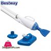 Bestway AquaCrawl Above Ground Swimming Pool Maintenance Vacuum Cleaner with Conversion Nozzles and Brush Attachments - 58212