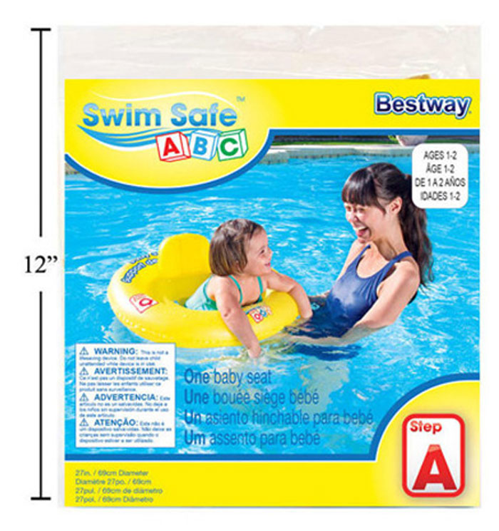 Bestway Double Ring Baby Seat Swimming Pool Float – 27 Inches – 32027
