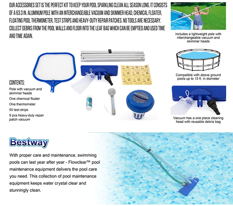 Bestway Flowclear Pool Accessories Set - 58195