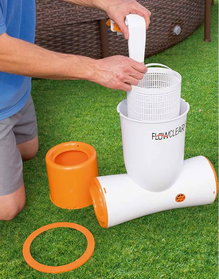 Bestway Flowclear Skimatic Skimmer Cartridge Filter Pump For Above Ground Pools - 58469