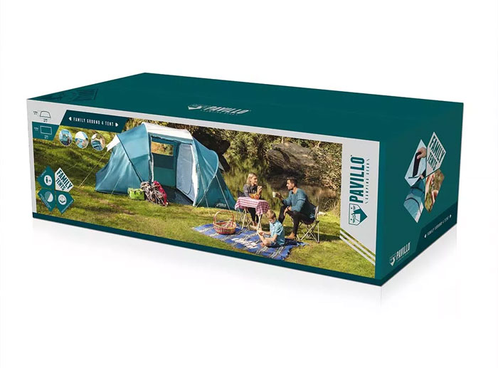 Bestway Pavillo Family Ground 4 Camping Tent - 68093