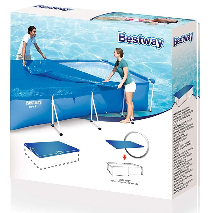 Bestway Pool Cover 102 X 67 Inch - 58105