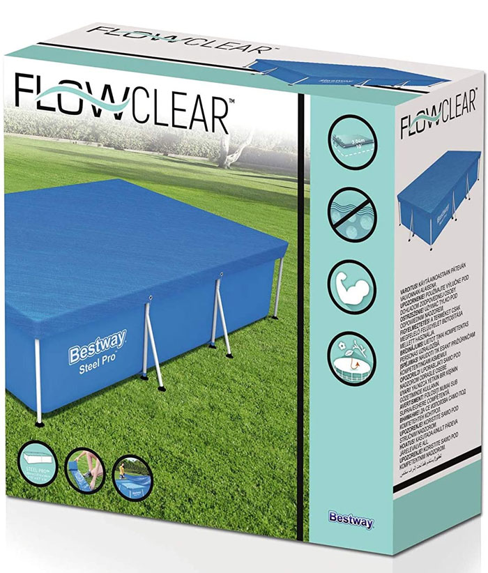 Bestway Pool Cover 118 Inch X 79 Inch - 58106
