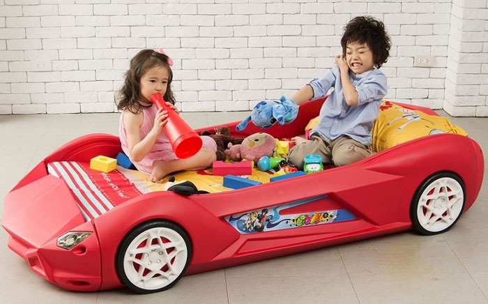 Ching Ching Car Bed With Light 7 Month To 10 Years Kids Taiwan Made - Rb-03