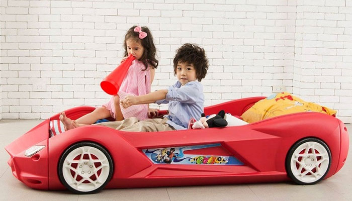 Ching Ching Car Bed With Light 7 Month To 10 Years Kids Taiwan Made - Rb-03