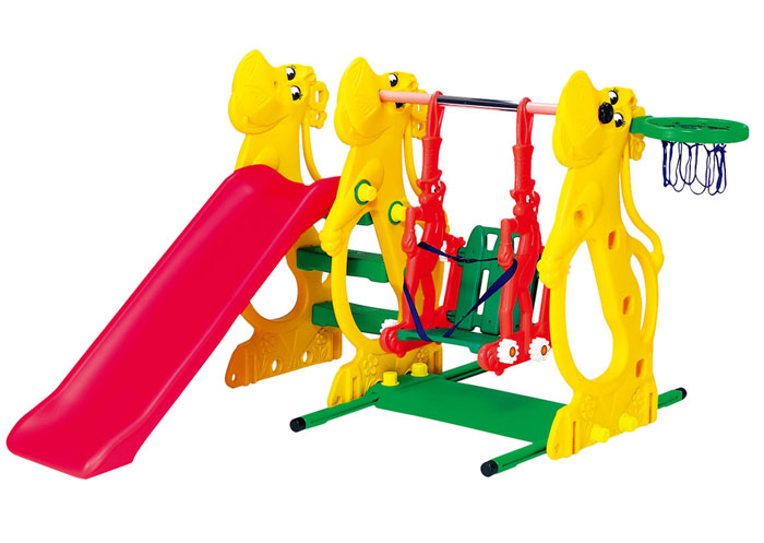 Ching Ching - Hippo Slide & Swing With Rabbit SL-13