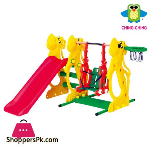 Ching Ching - Hippo Slide & Swing With Rabbit SL-13