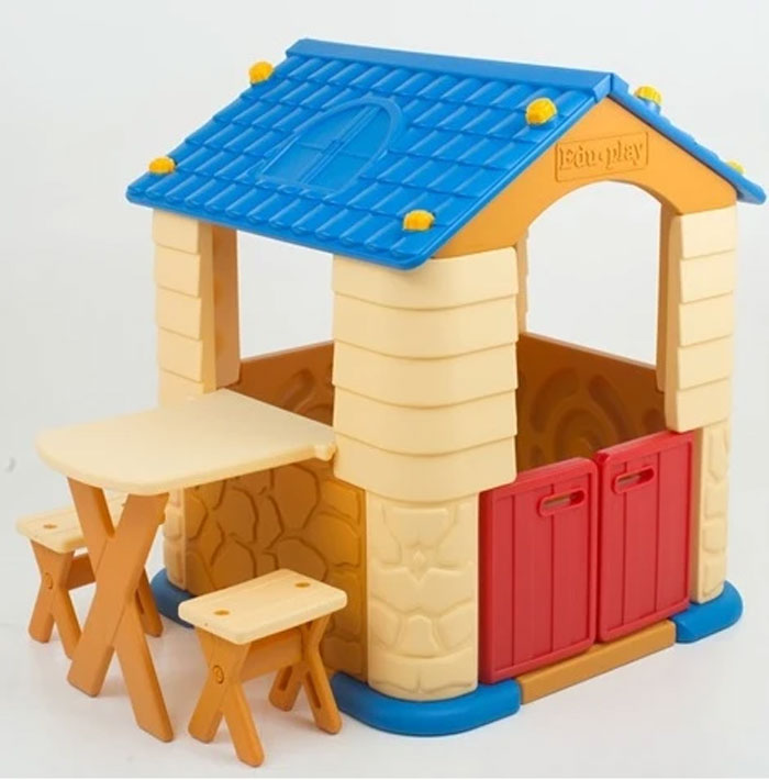Edu Play - Playhouse With Table &Amp; Chair Set - Tb7226