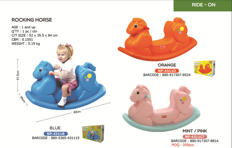 Edu Play Rocking Horse NP-4311 Korea Made