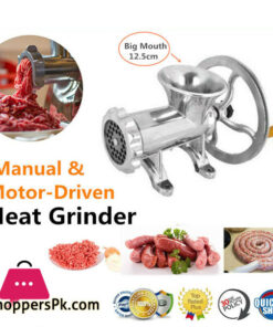 Manual Meat Mincer Aluminium Handle Operated Grindering Tools Sausage Maker